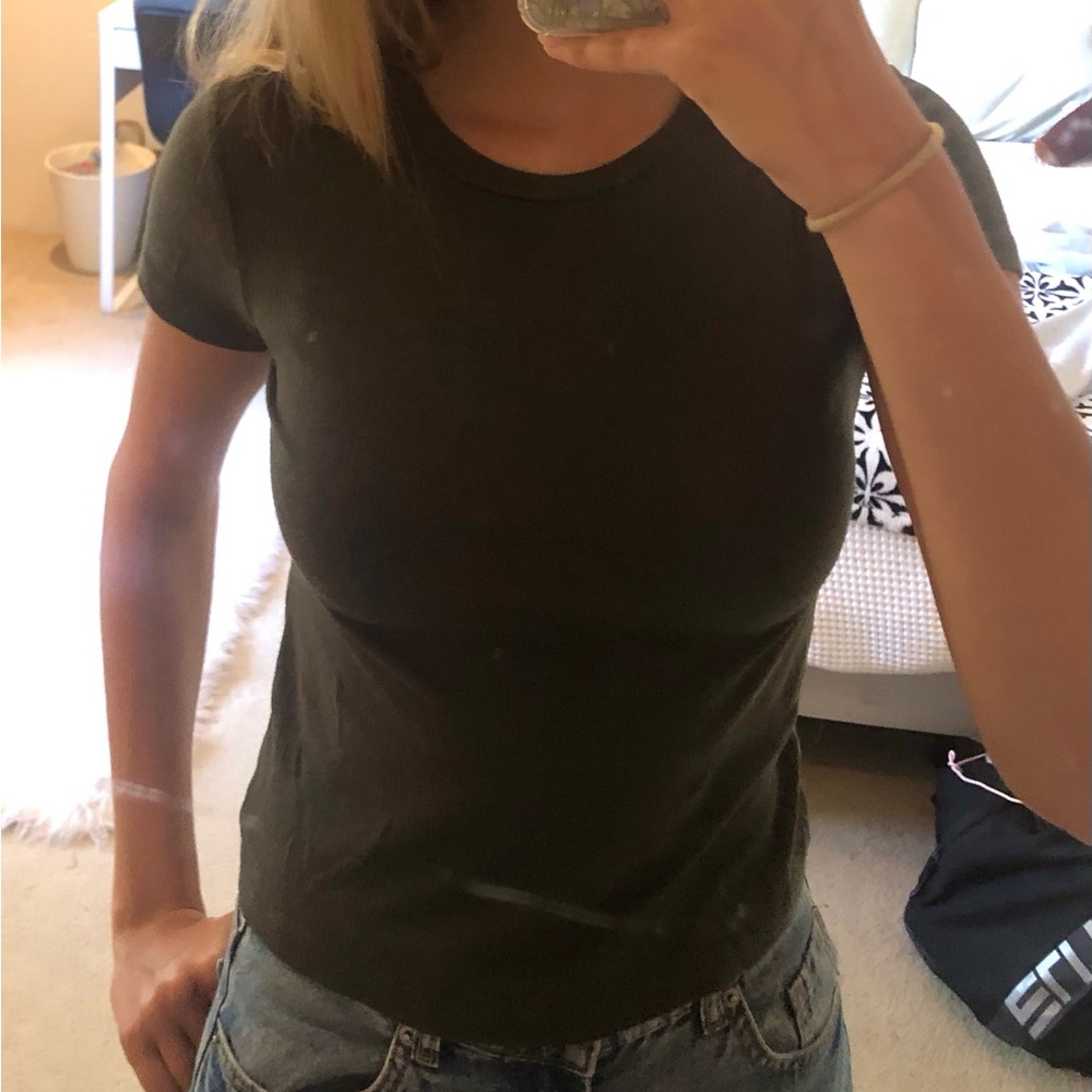 Forever 21 Army Green T-shirt